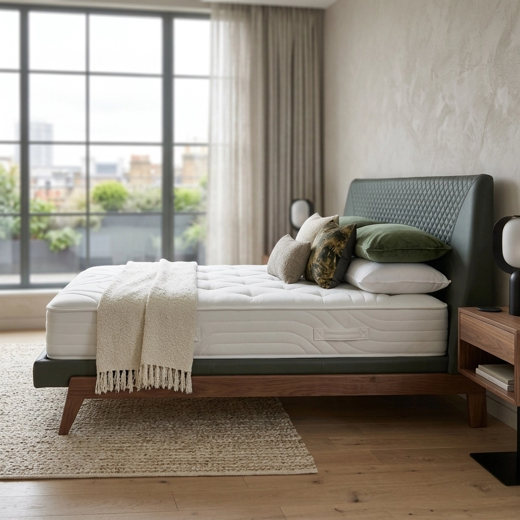 Verde Upholstered Bed - Image 3