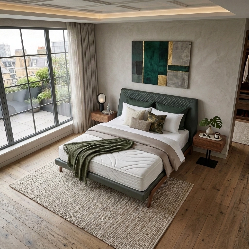 Verde Upholstered Bed - Image 2