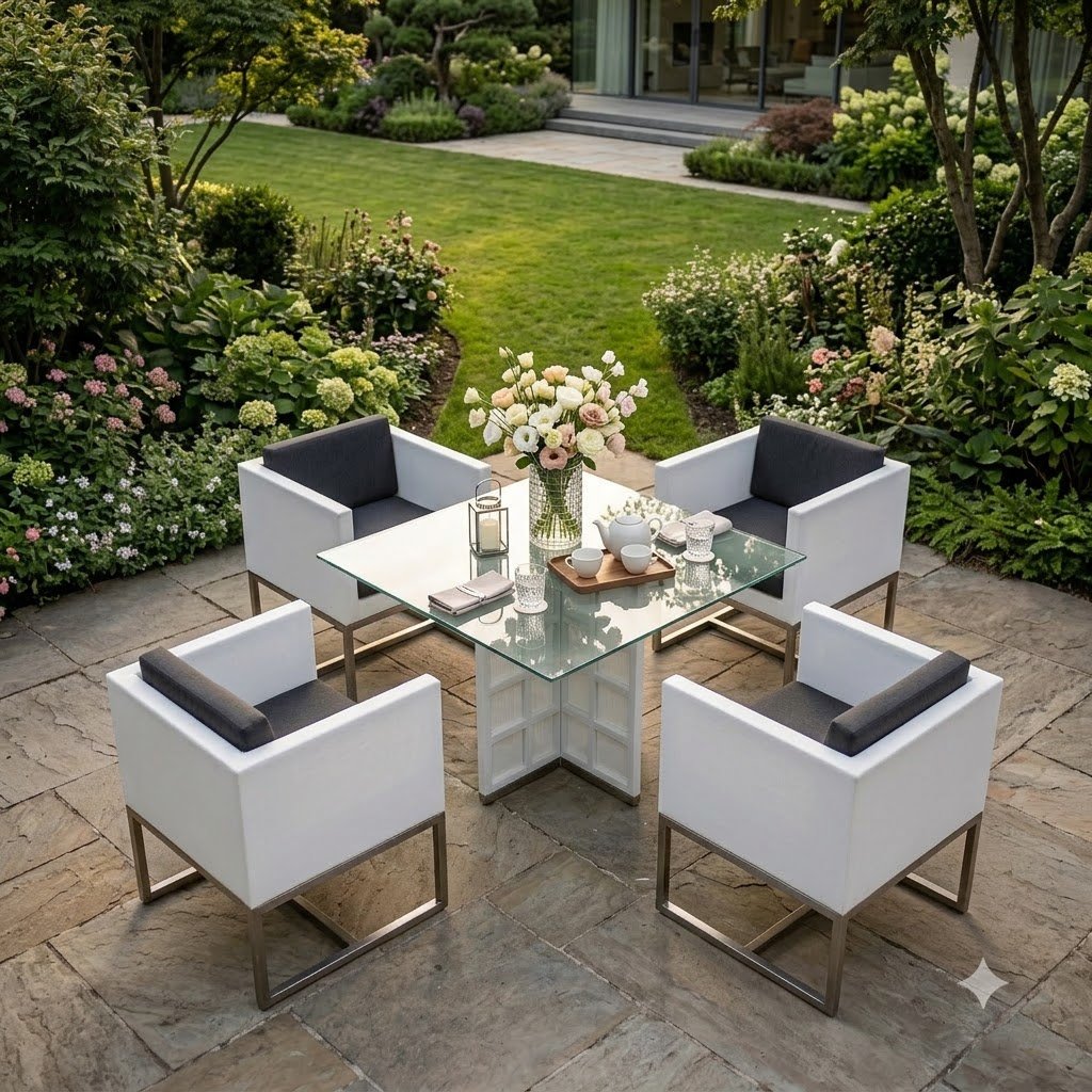 Azure Outdoor Dining Set - Image 2
