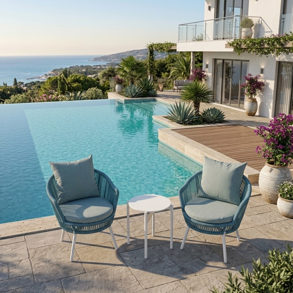 Azure Outdoor Lounge Set - Image 5