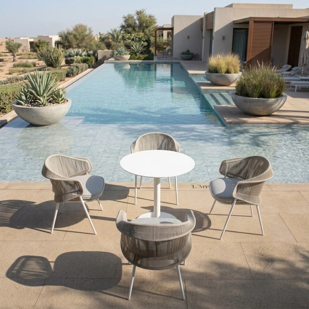 Coastal Outdoor Dining Set - Image 5