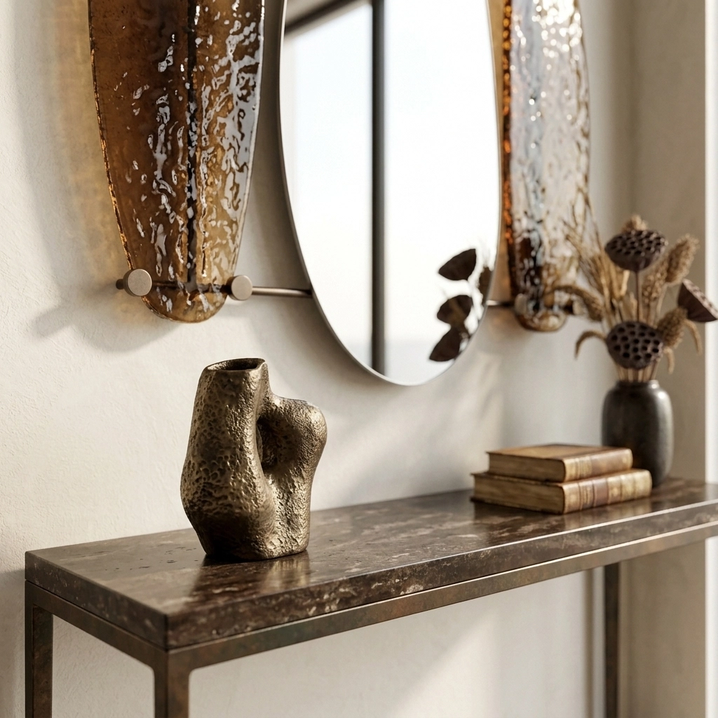 Solstice Sculptural Mirror - Image 4