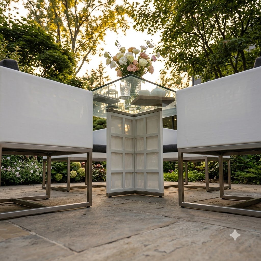Azure Outdoor Dining Set - Image 3