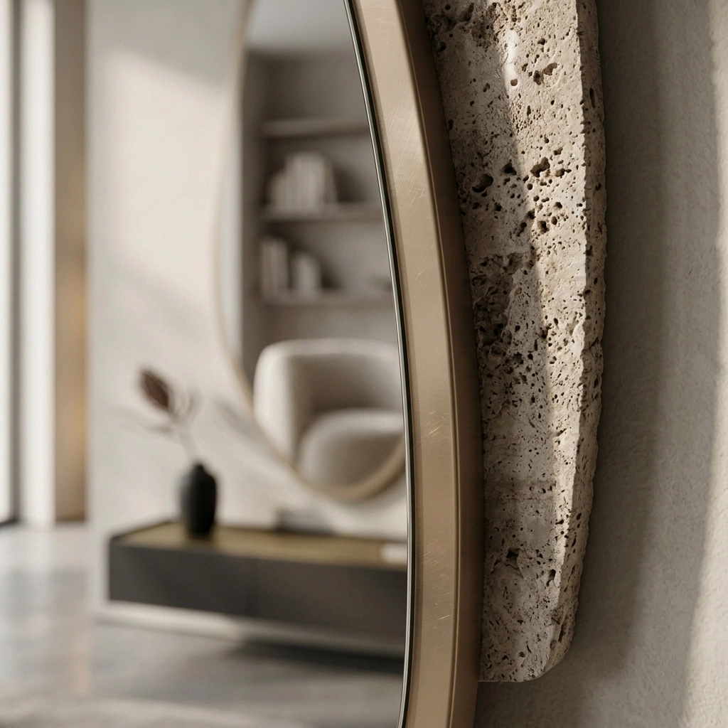 Contour Sculptural Mirror - Image 5