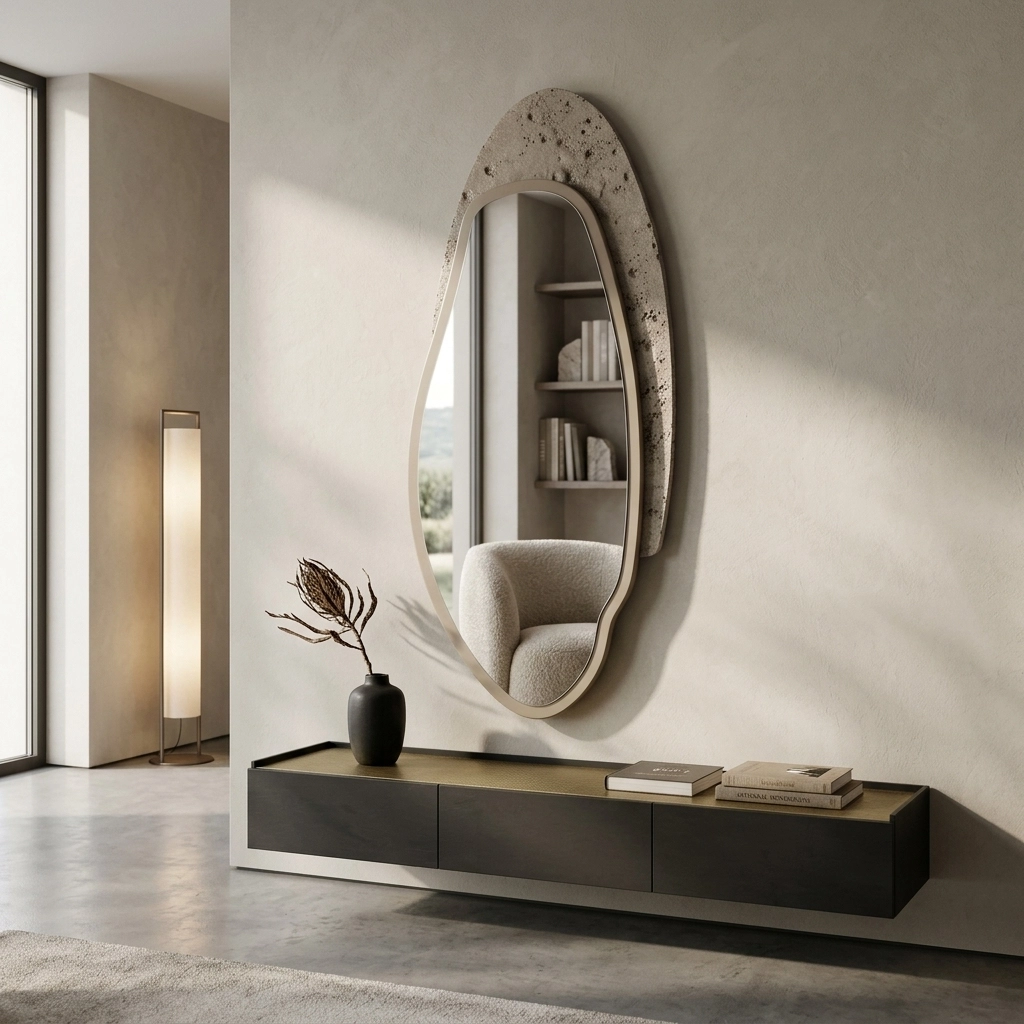 Contour Sculptural Mirror - Image 3