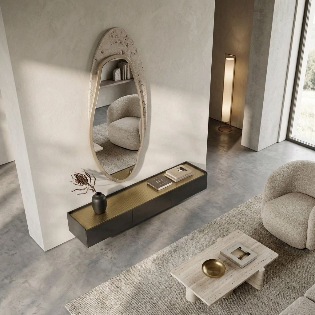 Contour Sculptural Mirror - Image 2