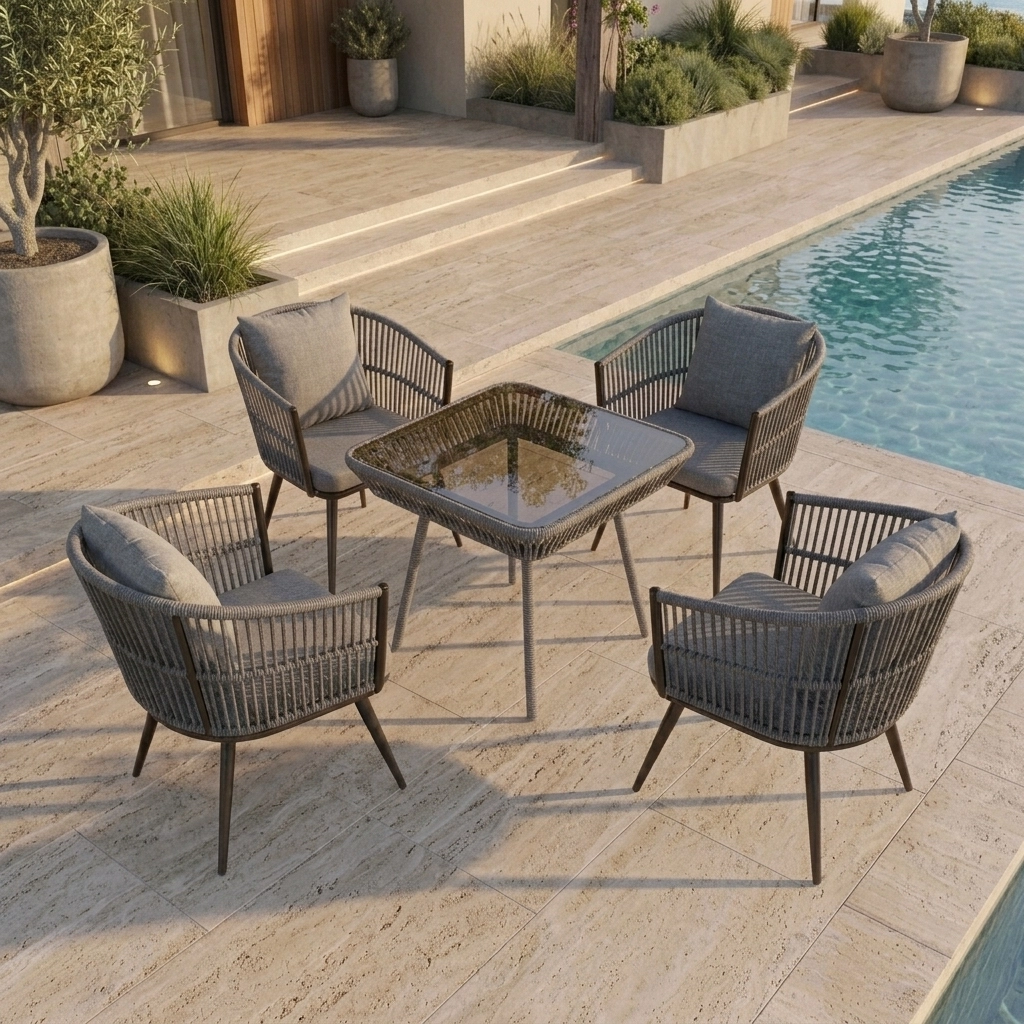 Horizon Outdoor Dining Set - Image 3